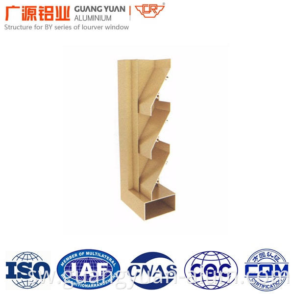 Profaili ya Aluminium ya Louver Louver Aluminum Profile